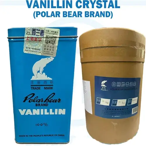 Food Flavoring agent polar bear brand Vanillin Crystal Powder CAS No.: 121-33-5